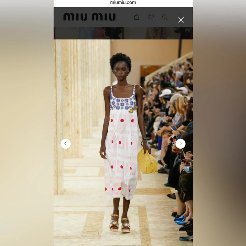 MIU MIU Platform Leather Sandals 37 - Picture 6 of 15